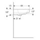 Geberit Waschtisch Renova Plan 75x48cm, o HL, o Ü, Abl, we. K-Tect-2