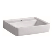 Geberit Waschtisch RENOVA PLAN mit Hahnloch, ohne Überlauf 650 x 480 mm weiß-1