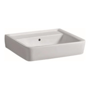 Geberit Waschtisch RENOVA PLAN ohne Hahnloch, mit Überlauf 600 x 480 mm weiß-1