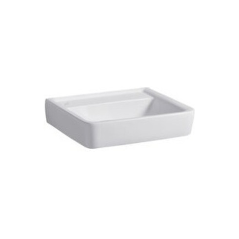Geberit Waschtisch RENOVA PLAN ohne Hahnloch, ohne Überlauf 650 x 480 mm weiß