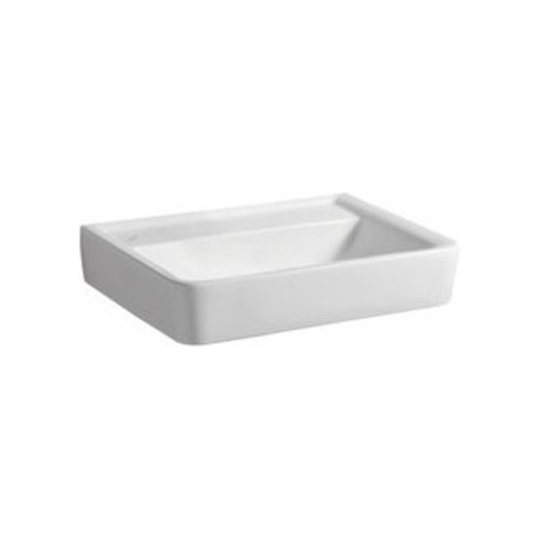 Geberit Waschtisch RENOVA PLAN ohne Hahnloch, ohne Überlauf 650 x 480 mm weiß