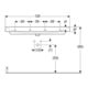 Geberit Waschtisch SMYLE 1200 x 480 mm, mit zwei Hahnlöchern, mit Überlauf weiß-4