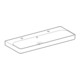 Geberit Waschtisch SMYLE 1200 x 480 mm, mit zwei Hahnlöchern, mit Überlauf weiß
