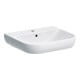 Geberit Waschtisch Smyle 55x48cm, we., mit Hahnloch, mit Überlauf-1