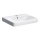 Geberit Waschtisch Smyle Square 60x48cm, KeraTect/we, m Hahnl., m ÜL-1