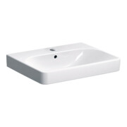 Geberit Waschtisch Smyle Square 60x48cm, KeraTect/we, m Hahnl., m ÜL