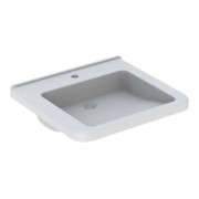Geberit Waschtisch Renova Comfort 65x55cm, BF, m Hahnl., o. ÜL, we. K-Tect
