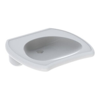 Geberit Waschtisch Vitalis 65x60cm, w K-T., o HL, o. ÜL, barrieref.