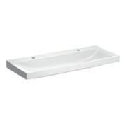 Geberit Waschtisch Xeno2 120x48cm, 2 HL, o. ÜL, weiß KeraTect