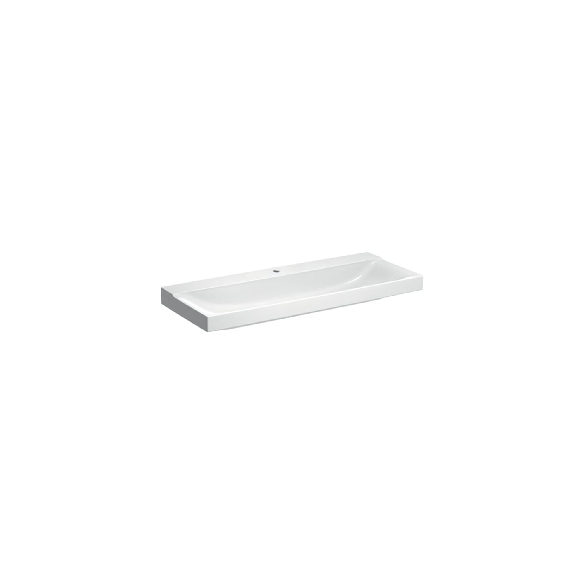 Geberit Waschtisch Xeno2 120x48cm, Hahnl. mit., o. ÜL, we. K-Tect