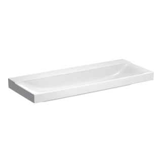 Geberit Waschtisch Xeno2 120x48cm, o. Hahnl., o. ÜL, we. KeraTect