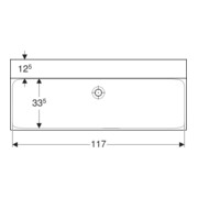 Geberit Waschtisch Xeno2 120x48cm, o. Hahnl., o. ÜL, we. KeraTect-4