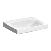 Geberit Waschtisch Xeno2 60x48cm, Hahnl. mit., o. ÜL, we. K-Tect