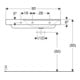 Geberit Waschtisch Xeno2 90x48cm, Ab L, HL mi, o. ÜL, we. K-Tect
