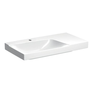 Geberit Waschtisch Xeno2 90x48cm, Ab R, HL mi, o. ÜL, we. K-Tect