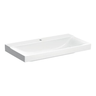 Geberit Waschtisch Xeno2 90x48cm, Hahnl. mit., o. ÜL, we. K-Tect