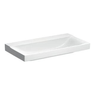 Geberit Waschtisch Xeno2 90x48cm, o. Hahnl., o. ÜL, weiß KeraTect
