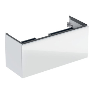Geberit Waschtischunterschrank Acanto 1 La., 1 I-Lade, B 119cm, w g / w g / w
