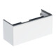 Geberit Waschtischunterschrank Acanto 1 La., 1 I-Lade, B 119cm, w hgl / we. ma-1