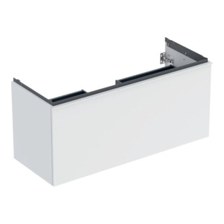 Geberit Waschtischunterschrank Acanto 1 La., 1 I-Lade, B 119cm, w ma / we. ma