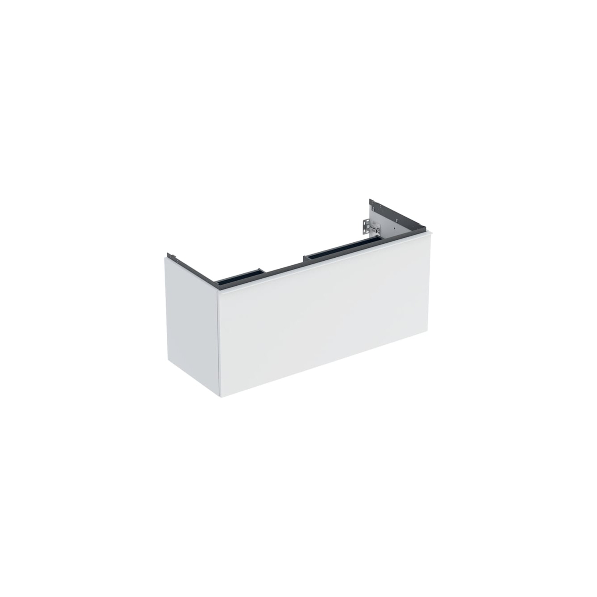 Geberit Waschtischunterschrank Acanto 1 La., 1 I-Lade, B 119cm, w ma / we. ma