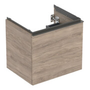 Geberit Waschtischunterschrank Acanto 1 La., 1 I-Lade, B 60cm, Nussb / la. ma
