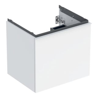 Geberit Waschtischunterschrank Acanto 1 La., 1 I-Lade, B 60cm, w hgl / we. ma