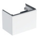 Geberit Waschtischunterschrank Acanto 1 La., 1 I-Lade, B 74cm, w hgl / we. ma-1