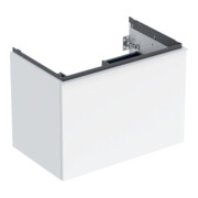Geberit Waschtischunterschrank Acanto 1 La., 1 I-Lade, B 74cm, w hgl / we. ma