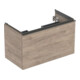 Geberit Waschtischunterschrank Acanto 1 La., 1 I-Lade, B 90cm, Nussb / la. ma-1