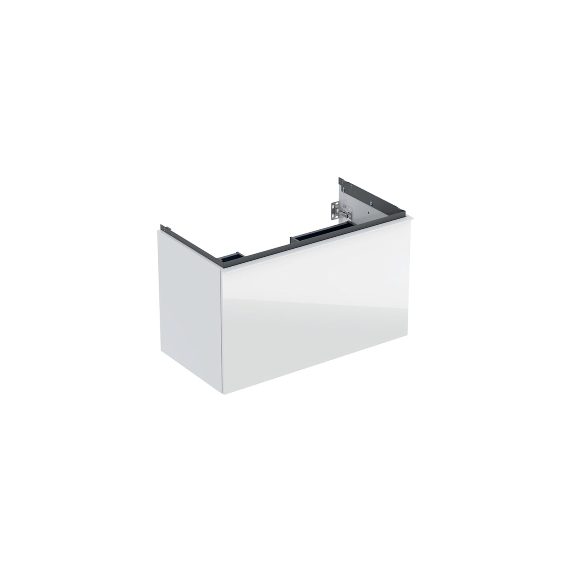 Geberit Waschtischunterschrank Acanto 1 La., 1 I-Lade, B 90cm, w g / w g / w m