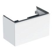 Geberit Waschtischunterschrank Acanto 1 La., 1 I-Lade, B 90cm, w hgl / we. ma