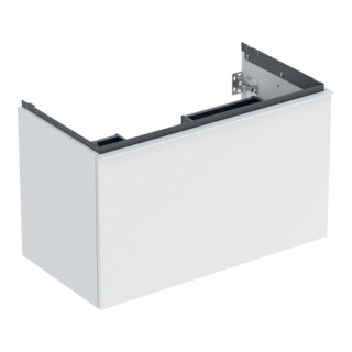 Geberit Waschtischunterschrank Acanto 1 La., 1 I-Lade, B 90cm, we. ma / we. ma