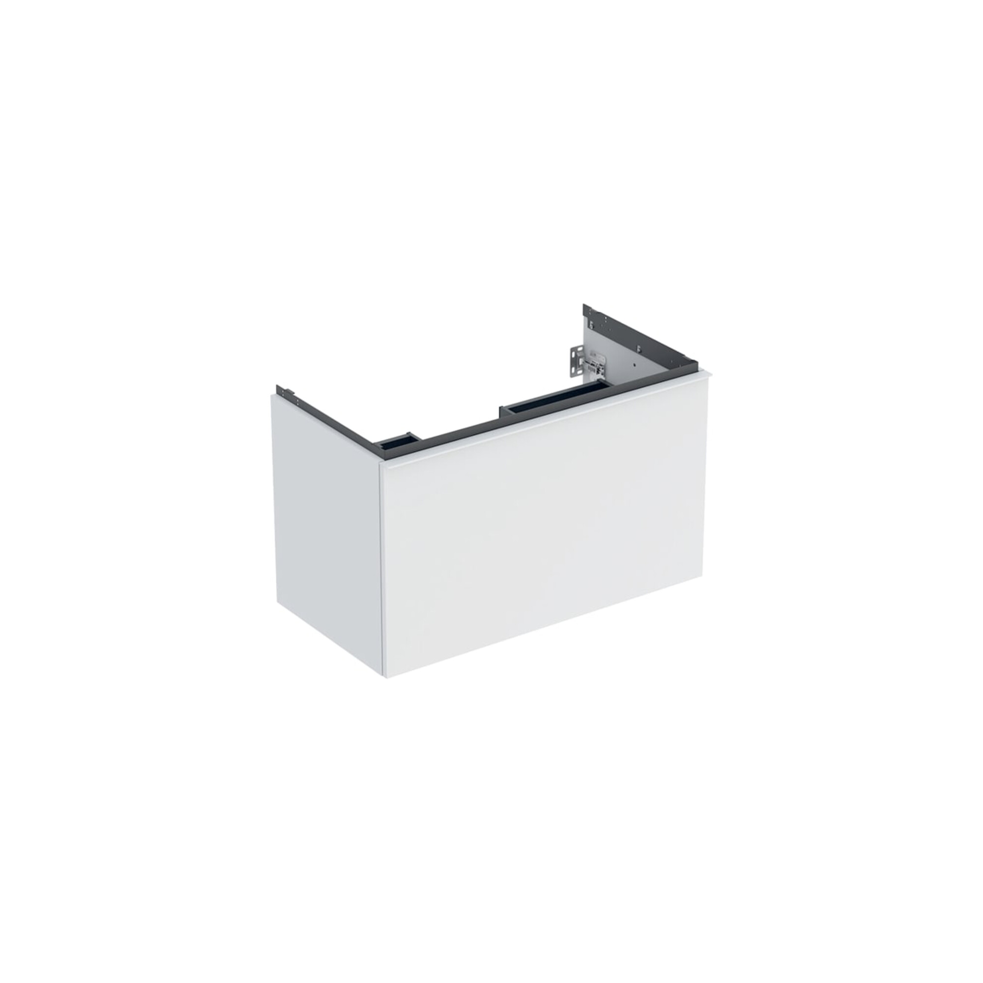 Geberit Waschtischunterschrank Acanto 1 La., 1 I-Lade, B 90cm, we. ma / we. ma
