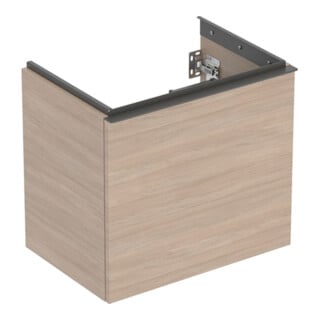 Geberit Waschtischunterschrank Acanto verk. Ausl., Br. 60cm, Eiche / lava matt