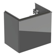 Geberit Waschtischunterschrank Acanto vrk A, B 60cm, la. ma / la. gl / la. ma