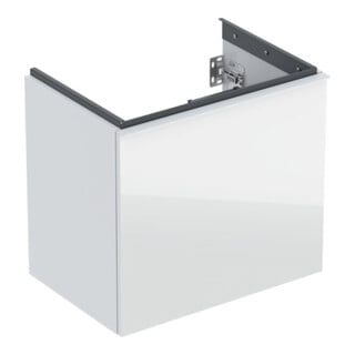 Geberit Waschtischunterschrank Acanto vrk A, B 60cm, we. hgl / we. gl / we. ma