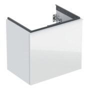 Geberit Waschtischunterschrank Acanto vrk A, B 60cm, we. hgl / we. gl / we. ma