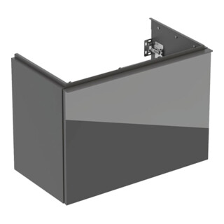 Geberit Waschtischunterschrank Acanto vrk A, B 74cm, la. ma / la. gl / la. ma