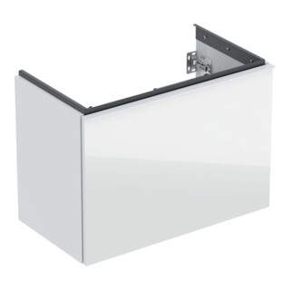 Geberit Waschtischunterschrank Acanto vrk A, B 74cm, we. hgl / we. gl / we. ma