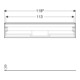 Geberit Waschtischunterschrank iCon 118,4x24,7x47,6cm, Eiche/Griff lava matt