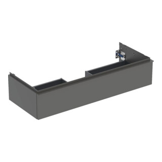 Geberit Waschtischunterschrank iCon 118,4x24,7x47,6cm, lava matt/lava matt
