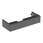 Geberit Waschtischunterschrank iCon 118,4x24,7x47,6cm, lava matt/lava matt