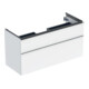 Geberit Waschtischunterschrank iCon 118,4x61,5x47,6cm, 2 L, w/l hgl/Gr. vc-1