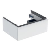 Geberit Waschtischunterschrank iCon 59,2x24,7x47,6cm, we. ma/Gr weiß matt