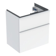 Geberit Waschtischunterschrank iCon 59,2x61,5x41,6cm, 2 L, w/lack. hochgl.