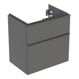 Geberit Waschtischunterschrank iCon 59,2x61,5x41,6cm, 2 Laden, la. m/la. ma