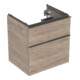 Geberit Waschtischunterschrank iCon 59,2x61,5x47,6cm, 2 L, nuss/Griff la. ma-1