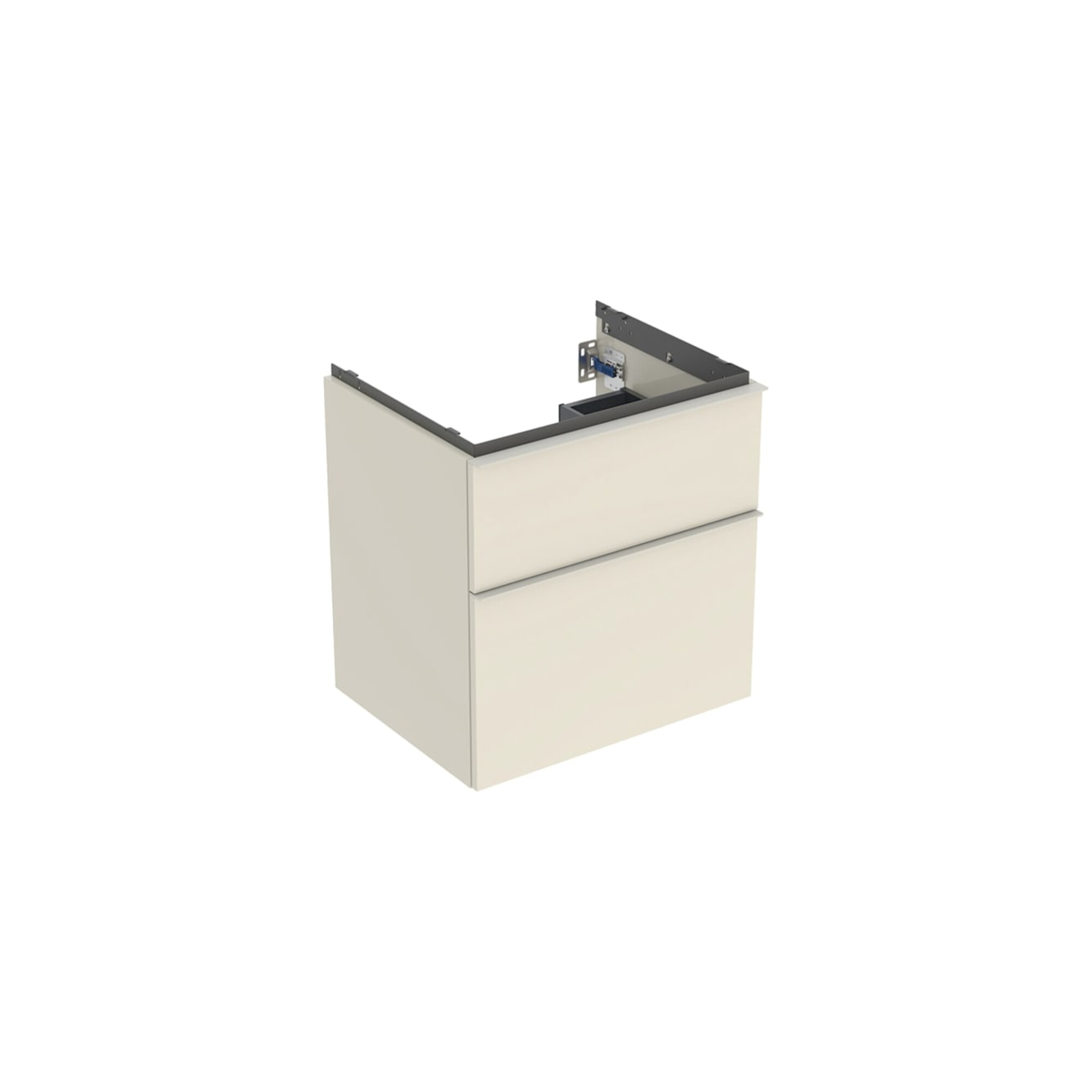 Geberit Waschtischunterschrank iCon 59,2x61,5x47,6cm, 2 L, sa hgl/Gr. sa ma