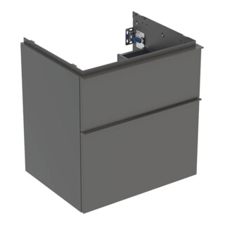 Geberit Waschtischunterschrank iCon 59,2x61,5x47,6cm, 2 Laden, la. m/la. ma